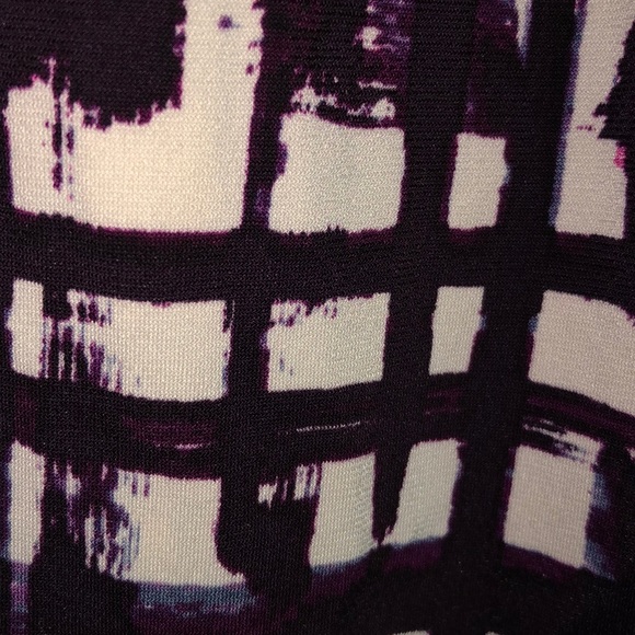 💜ELIZA J💜PLAID PETITE FAUX WRAP SHEATH DRESS💜 - Picture 5 of 9